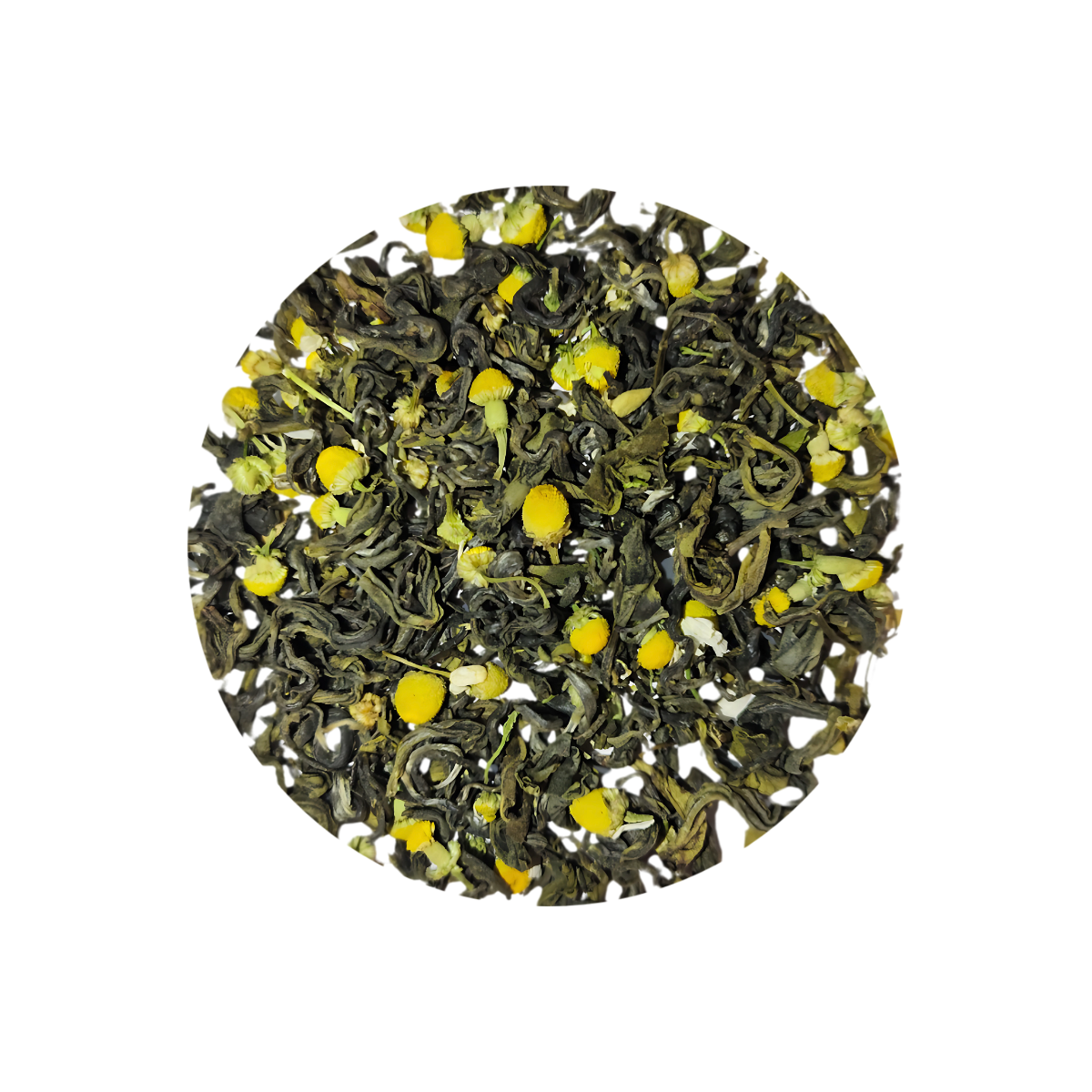 chamomile green tea leaves